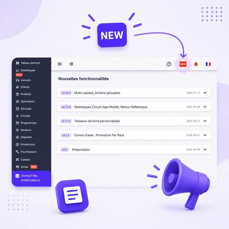 Journal des modifications